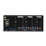 KVM-Switch – Dual-Monitor, DisplayPort 1.2, 4K 60 Hz, USB 3.0 Hub, Audio