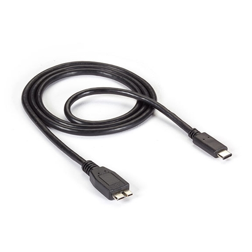 USB3C5G-1M, Câble USB 3.1 type C mâle vers USB 3.0 micro B, 5 Go/s, 1 m -  Black Box