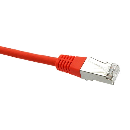 Cordon Ethernet RJ45 - Catégorie 6 - Blindé F/UTP - Gaine LSZH gris -5m