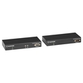 Extender KVM série KVX sur fibre optique - Single-head, DVI-I, USB 2.0, série, audio, vidéo locale.