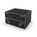 KVXHP-Serie KVM-Extender über CATx/Glasfaser – Dual-Monitor, 4K DisplayPort, USB 2.0 Hub, Seriell, Audio, Lokales Video