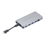 USBC2000-R2: USB-C Docking Station Standard, (3) USB 3.0 A, (1) HDMI, (1) RJ45 LAN, (1) Micro SDX, (1) SD/MMCX, (1) USB-C