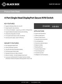 Datenblatter Secure KVM Switches